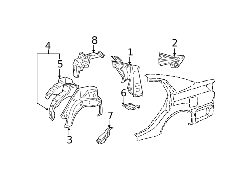 Inner Structure for 2011 Toyota Avalon #0