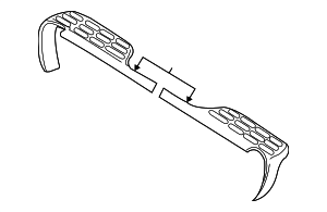 15738018 - Body: Passenger Side Rear Bumper Step Pad for GM Image