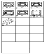 82210906AB - Electrical: Am/fm With Cd And Cassette Radio for Chrysler: 300 | Dodge: Caliber, Charger, Magnum, Ram 1500, Ram 2500, Ram 3500 | Jeep: Commander, Compass, Grand Cherokee, Patriot Image