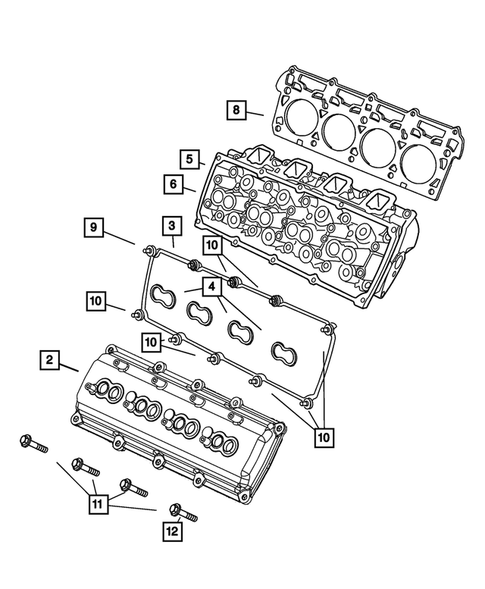 Cylinder Head for 2005 Chrysler 300 #0