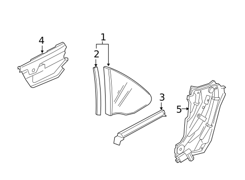 Glass & Hardware for 2012 Porsche 911 #1