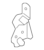 D46172240B - Body: Lower Hinge for Mazda: 2, 3, CX-7, CX-9 Image