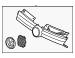 5K0853651ALQWA - : OEM NEW 10-14 Volkswagen Golf Base Hatchback Front Grille Inserts 5K0853651ALQWA for Volkswagen: Golf Image