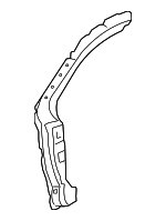 63120STXA01ZZ - Body: Inner Hinge Pillar for Acura: MDX Image