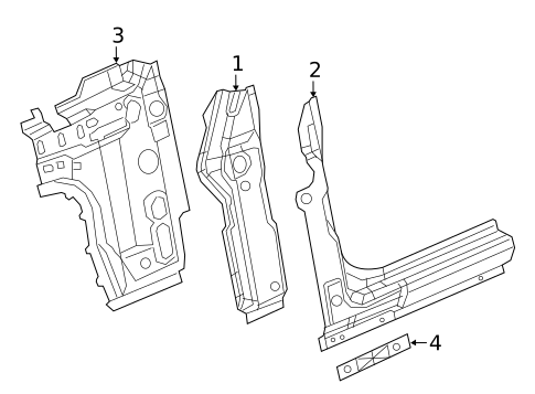 Hinge Pillar for 2024 Jeep Gladiator #0