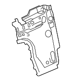 68436310AC - Body: Closing Plate for Jeep: Gladiator Image