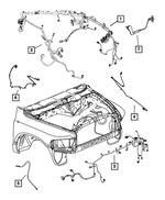 56055569AD - : Dash Wiring, Left for Dodge: Ram 2500 Image