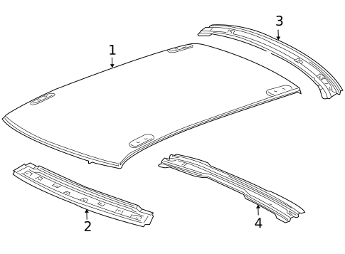 Roof & Components for 2005 Chrysler 300 #0