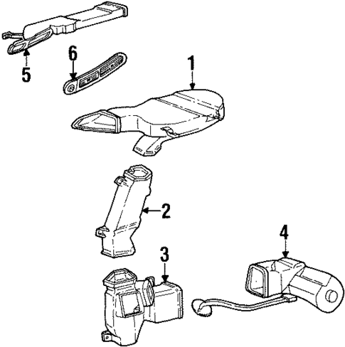 Auxiliary AC & Heater Unit for 1999 Mercury Villager #0