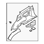 84950EA004 - Body: Lower Trim Panel for Nissan: Xterra Image