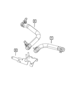 68363169AB - Exhaust: Differential Pressure Hose for Mopar Image