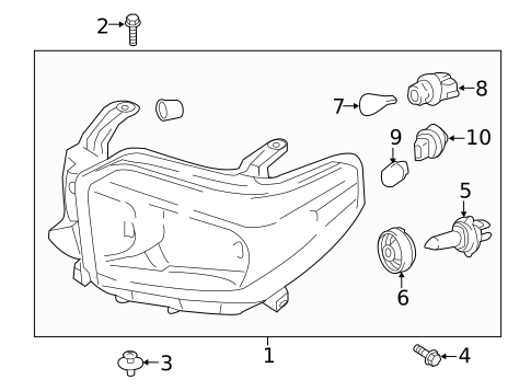 Bulbs - Chassis for 2021 Toyota Tundra #1