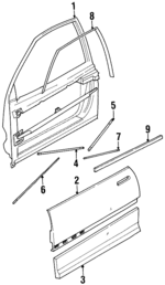 21096538 - Body: Door Frame Assembly for GM Image
