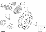 Rear Brake Disk Black