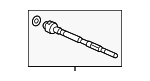 53010TK8A01 - : Inner Tie Rod for Honda: Odyssey Image