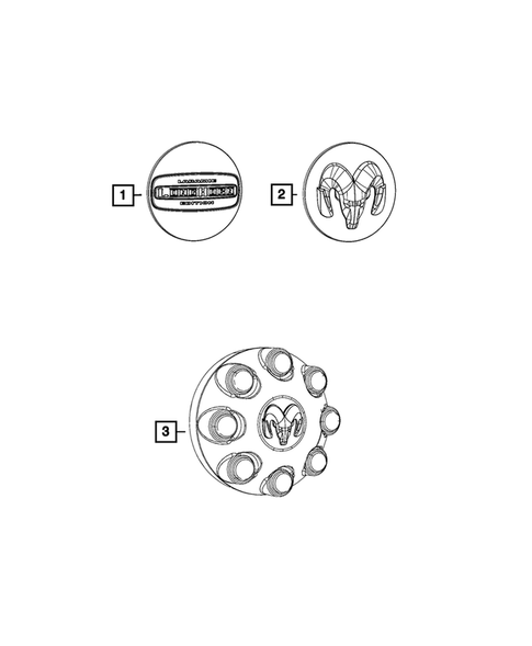 Wheel Covers and Center Caps for 2018 Ram 2500 #0