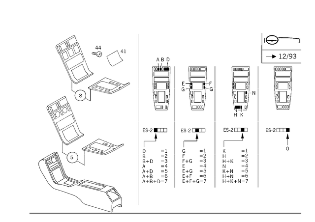1406800539 - Panelling: Panel for Mercedes-Benz: 300SD, 400SE, 400SEL, 500SEC, 500SEL, S420 Image image