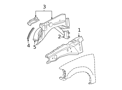 Structural Components & Rails for 2006 Ford Expedition #0