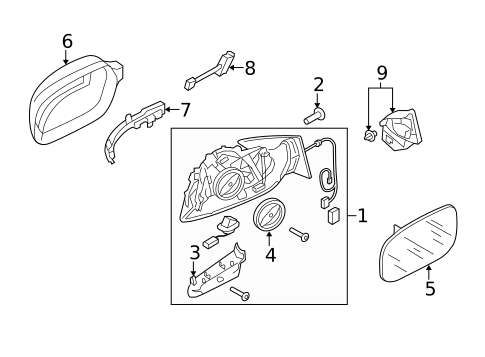 Outside Mirrors for 2013 Audi RS5 #0