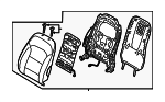 88300F3010YJA - : Seat Back Assembly for Hyundai: Elantra Image