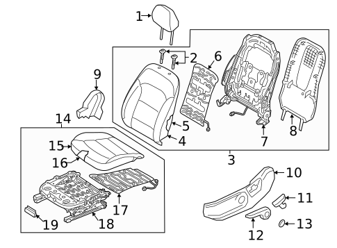 Heated Seats for 2020 Hyundai Elantra #1