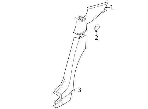 INTERIOR TRIM - QUARTER PANELS for 2003 INFINITI Q45 #0