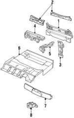 F24Y5440320A - Body: Rear Body Panel for Mercury: Sable Image