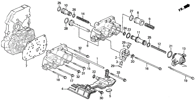AT Servo Body for 1993 Honda Prelude #0