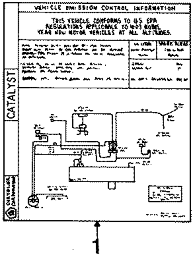 4865344AE - Emission Control: Emission Label for Mopar Image