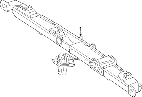 High Mounted Stop Lamp for 2023 Mercedes-Benz EQS 450 SUV #0