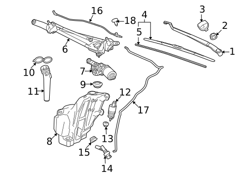 Wiper & Washer Components for 2011 Buick LaCrosse #0