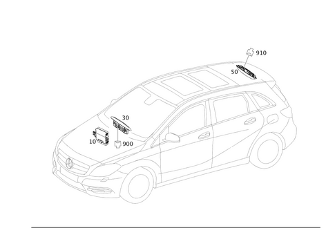 Parktronic System (Pts) for 2016 Mercedes-Benz B250e #0