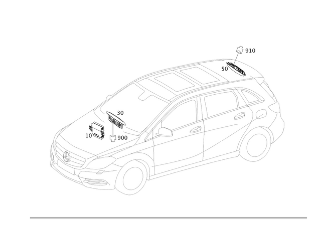 295455528 - Electrical System: Receptacle Housing for Mercedes-Benz Image image