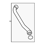 97010650101 - Cooling System: Return Hose for Porsche: Panamera Image