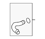 97010642500 - Cooling System: Coolant Hose for Porsche: Panamera Image