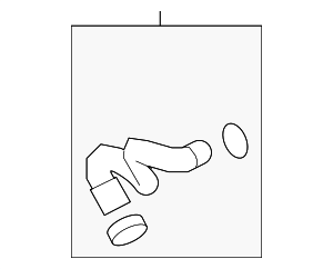 97057258400 - : HVAC Heater Hose for Porsche Image