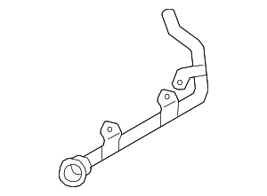 97010644503 - Cooling System: Engine Coolant Pipe for Porsche Image