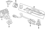 85642888 - Body: Release Switch for Chevrolet: Equinox | GMC: Terrain Image