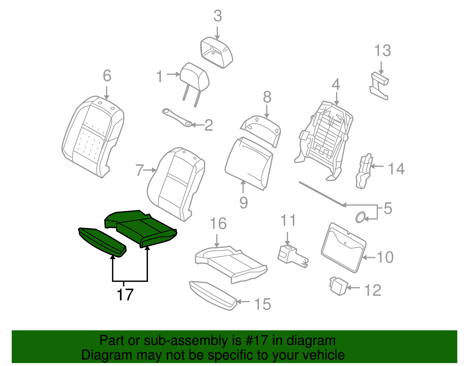 Cushion Cover - BMW (52-10-6-973-413)