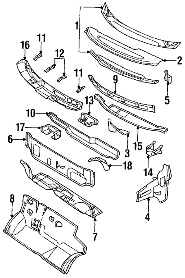 4716583 - Body: Firewall for Mopar Image