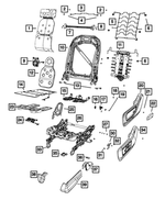 68405354AA - Interior Trim: Seat Clip for Mopar Image