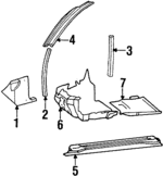 14068005807145 - Body: Cowl Trim for Mercedes-Benz Image