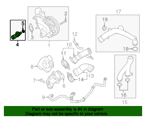 2010-2022 Land Rover Oil Cooler Tube LR028136 | OEM Parts Online