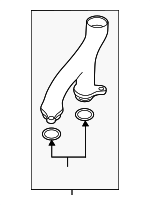 LR092992 - Cooling System: Water Pipe for Land-Rover Image