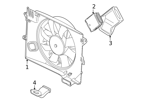 Cooling Fan for 2008 Jaguar S-Type #0
