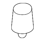 B25R62877D - Body: Stopper for Mazda: 3, 6 Image