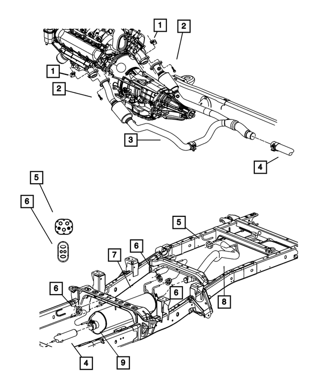55366320AC - Exhaust: Exhaust Tailpipe for Mopar Image