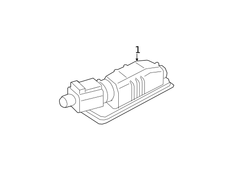 License Lamps for 2016 Porsche Cayman #0