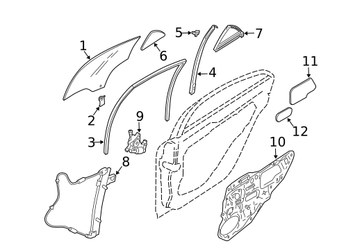 Rear Door for 2005 Mazda 6 #0