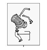 28140J5260 - Engine: Air Hose for Kia Image